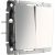 Двухклавишный проходной выключатель WERKEL W1122002 глянцевый никель a051085 