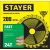 Диск пильный по дереву STAYER Fast 200x32/30 мм; 24T 3680-200-32-24_z01 – изображение 2