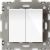 Двухклавишный выключатель CGSS белый Эстетика GL-W102-WCG – изображение 2
