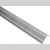 Угол РУССКИЙ ПРОФИЛЬ 21x21 мм, 0.9 м, алюминий, 10 шт. 4607130271452 