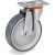 Колесо с вращающейся опорой и пластиной крепления (150 мм; 140 кг) Tellure Rota 714204 