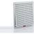 Решетка вентиляционная с фильтром IP54 (325х325 мм; серая) Plastim PFI3000 