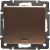 Выключатель с подсветкой Lezard RAIN цвет бронза, матовый 703-3188-111 