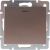 Выключатель с подсветкой Lezard RAIN цвет бронза, матовый 703-3188-111 – изображение 6