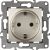 Розетка ЭРА 12-2101-04 2P+E Schuko, 16АХ-250В, шампань Б0014678 