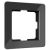 Рамка на 1 пост WERKEL W0012708 Acrylic черный a059316 