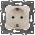 Розетка со шторками ЭРА Elegance 2P+E Schuko, 16A-250В, IP20, сл.кость 14-2102-02 Б0034273 