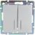 Выключатель WERKEL W1120106 двухклавишный с подсветкой серебряный a051506 – изображение 3