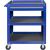 Открытая тележка МАСТАК ОПТИМА 3 полки и ящик, синяя 520-01580MB – изображение 3