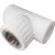 Переходной тройник VALFEX с внутренней резьбой, 32x1/2""х32, белый 10127232 – изображение 2