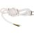 Сетевой шнур СПб УПП-5 с вилкой пвс 3x1,5-81 белый 2,2 м 99928143 