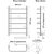 Полотенцесушитель INDIGO Embrace без полки (electro) 80/50 скрытый монтаж, универсальное подключение R/L LCEE80-50BRR – изображение 8