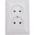 Розетка ООО Ливны-Электро РА 10-010 2-х местная, белая РСф 133 