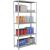 Металлический стеллаж BRABIX MS KD-200/40-5 2000х1000х400 мм, 5 полок, сборная стойка 291119 