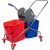 Уборочная тележка Baiyun двухведерная 2x23, с отжимом AF08072 