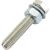 Болт Невский Крепеж DIN 933, с шестигранной головкой, оцинк., М8x40 + гайка + шайба 4 шт. 812723 – изображение 3