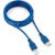 Кабель USB3.0 Pro Cablexpert, удлинитель, AM/AF, 3м, экранированный, синий, пакет, CCP-USB3-AMAF-10 
