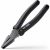 Комбинированные плоскогубцы DELI Home Series Black HT2007 6" 104611 