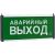 Аварийный светильник TDM эвакуационный, светодиодный ССА-01-2, 1,5 ч, односторонний, АВАРИЙНЫЙ ВЫХОД, SQ0349-0012 – изображение 3
