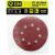 Круг абразивный шлифовальный под липучку с перфорацией 125 мм, Р400, 5 шт On 19-05-052 – изображение 3