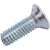 Винт с потайной головкой Невский Крепеж DIN965 оцинк., М4x12 16 шт. 823786 