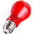 Светодиодная лампа Ecola classic LED color 8,0W A55 220V E27 Red Красная 360 композит 108x55 K7CR80ELY – изображение 5
