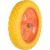 Колесо без камеры 4.00-8 F12.7 400 мм, большой диск, желтое МастерАлмаз 105062089 – изображение 2