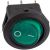 Круглая клавиша Nord-Yada 250V 6А зеленая с подсветкой (3контакта) ON-OFF (2шт в упаковке) 905486 – изображение 3