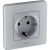 Розетка Legrand 2К+З - немецкий стандарт - 16 А - 250 В - INSPIRIA - алюминий 673722 – изображение 7