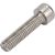 Болт с внутренним шестигранником ВИРТУОЗ 6x25 мм, DIN 912, нержавеющая сталь А2, 4 шт. 39587 – изображение 3