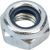 Гайка со стопорным кольцом МЕТАЛЛСЕРВИС М10, DIN 985, оцинк., 50 шт. 1239395 