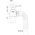 Сифон WIRQUINNEO с выпуском 1 1/4х40 мм и гофротрубой, L 800 мм., 40х40/50 мм 30987065 – изображение 2