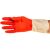 Хозяйственные латексные перчатки UNITRAUM красно-белые, р. M/8 UN-WJHDB6508 