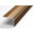 Порог угловой алюминиевый декоративный (54х41,8 мм, 1,35 м, Орех) ЛУКА УТ000000047 