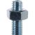 Мебельный болт Tech-Krep DIN603 оцинк. М8х50 с гайкой 4 шт 108769 – изображение 4