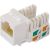 Розеточный модуль DATAREX keystone кат 5e utp 1xrj45 t568a/b белый DR-5102 