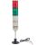Светосигнальная колонна INNOCONT d=56мм, светодиод, стойка 70мм, основание d=70мм, постоянное свечение, зуммер, цвет: красный, зеленый, 24VDC, IP50, кабель 0,5м TL56B-024-RG 