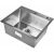 Комплект мойка для кухни WISENT из нержавеющей стали с раздвижным коландером, дозатором и смесителем, 50x44 см WS35044/W302644/W405A/W4998-4/WGER010 