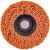 Диск для снятия ржавчины 125x22х13 мм, оранжевый, конический под УШМ Русский Мастер РМ-381355 – изображение 4
