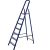 Стальная стремянка с алюминиевыми ступенями STAIRS 7 ступеней CS 07 