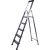 Алюминиевая стремянка с органайзером STAIRS 5 ступеней AS 05 LX 
