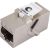 Проходной адаптер Cabeus RJ45-RJ45 (8p8c), категория 6a, экранированный CA-8p8c-C6a-SH 