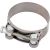 Ленточный винтовой хомут CNIC 60-63/22 мм, М6x60 мм, W2 нержавеющая сталь 26В6063 52613 – изображение 2