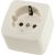 Розетка TDM 2П+З открытой установки IP20 16А, слоновая кость Дача Народная SQ1824-0021 – изображение 3