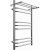 Полотенцесушитель Zox ЛЦ ТРАПЕЦИЯ-2 80х50х50, 1 дюйм, полка, 9 перекладин, левое боковое подключение 535027 