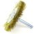 Щетка для дрели дисковая 63x10 мм, с хв-м 6 мм, гофрированная латунированная сталь 0.30 мм 13-177 EuroBrush EB-D63BS 