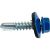 Кровельный саморез Качественный КРЕПЕЖ синий RAL 5005, 5.5х25 мм, 200 шт 1000713 КЧ – изображение 3