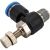 Фитинг-дроссель (пневмодроссель) угловой с наружной резьбой M1/8" SHPI SC 06-01 – изображение 5