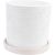 Горшок ООО КОМПОЗИТ Тринити белый цилиндр №2. КБ-Ц2-249-03 