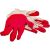 Перчатки с одинарным латексным покрытием Gigant 13 класс, красные GGL-15 – изображение 3